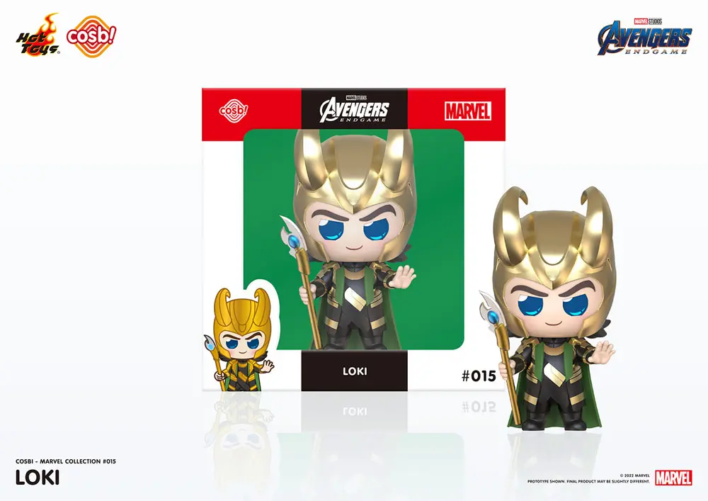 Avengers: Endgame Cosbi Minifigur Loki 8 cm termékfotó