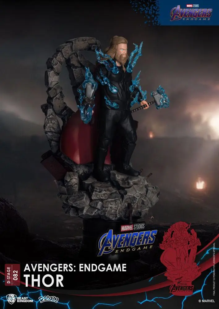 Avengers: Endgame D-Stage PVC Diorama Thor Closed Box Version 16 cm Produktfoto