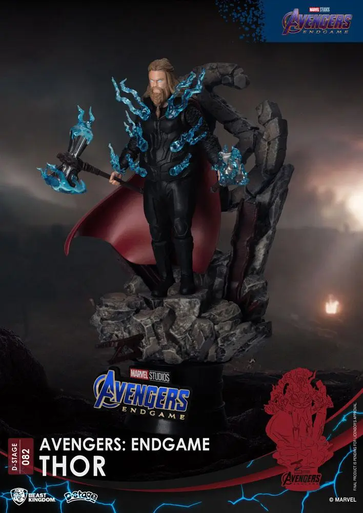 Avengers: Endgame D-Stage PVC Diorama Thor Closed Box Version 16 cm Produktfoto