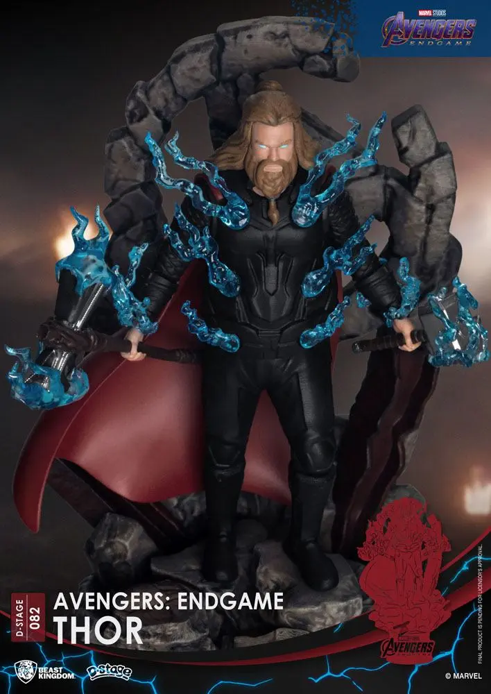 Avengers: Endgame D-Stage PVC Diorama Thor Closed Box Version 16 cm Produktfoto