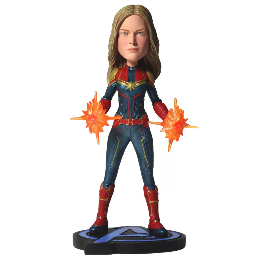 Avengers: Endgame Head Knocker Wackelkopf Captain Marvel 20 cm Produktfoto