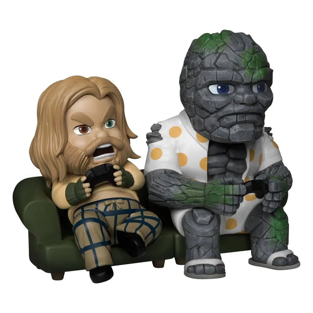 Avengers: Endgame Mini Egg Attack Figur Bro Thor & Korg Game Time heo EMEA Exclusive 8 cm Produktfoto