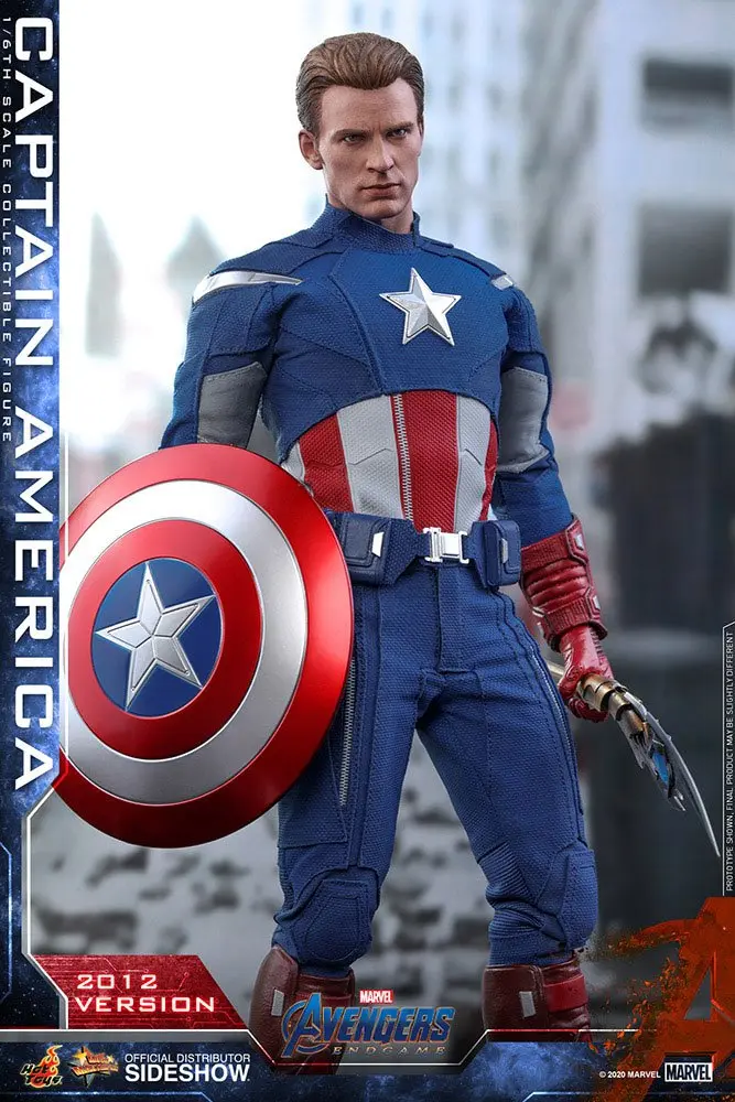 Avengers: Endgame Movie Masterpiece Actionfigur 1/6 Captain America (2012 Version) 30 cm Produktfoto