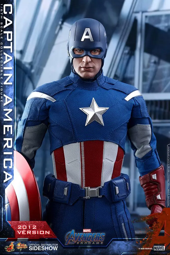 Avengers: Endgame Movie Masterpiece Actionfigur 1/6 Captain America (2012 Version) 30 cm Produktfoto