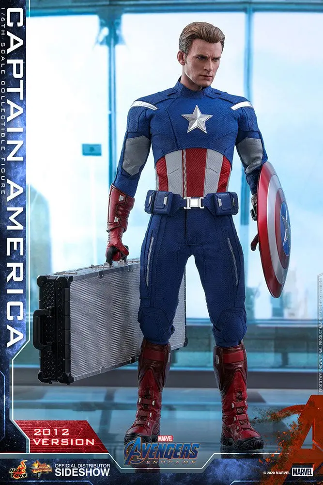 Avengers: Endgame Movie Masterpiece Actionfigur 1/6 Captain America (2012 Version) 30 cm Produktfoto