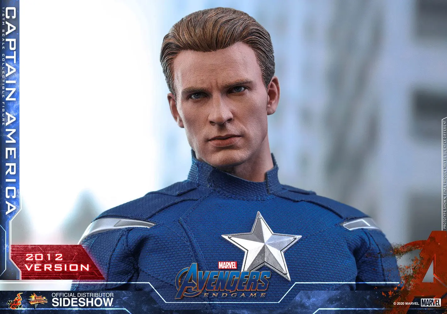 Avengers: Endgame Movie Masterpiece Actionfigur 1/6 Captain America (2012 Version) 30 cm Produktfoto