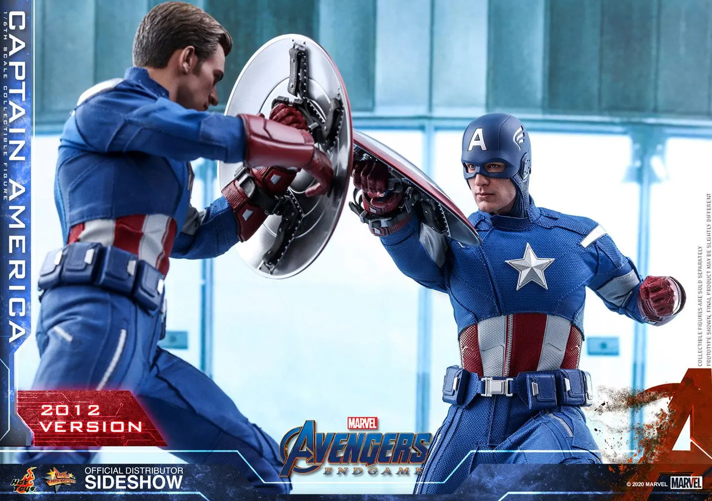 Avengers: Endgame Movie Masterpiece Actionfigur 1/6 Captain America (2012 Version) 30 cm Produktfoto