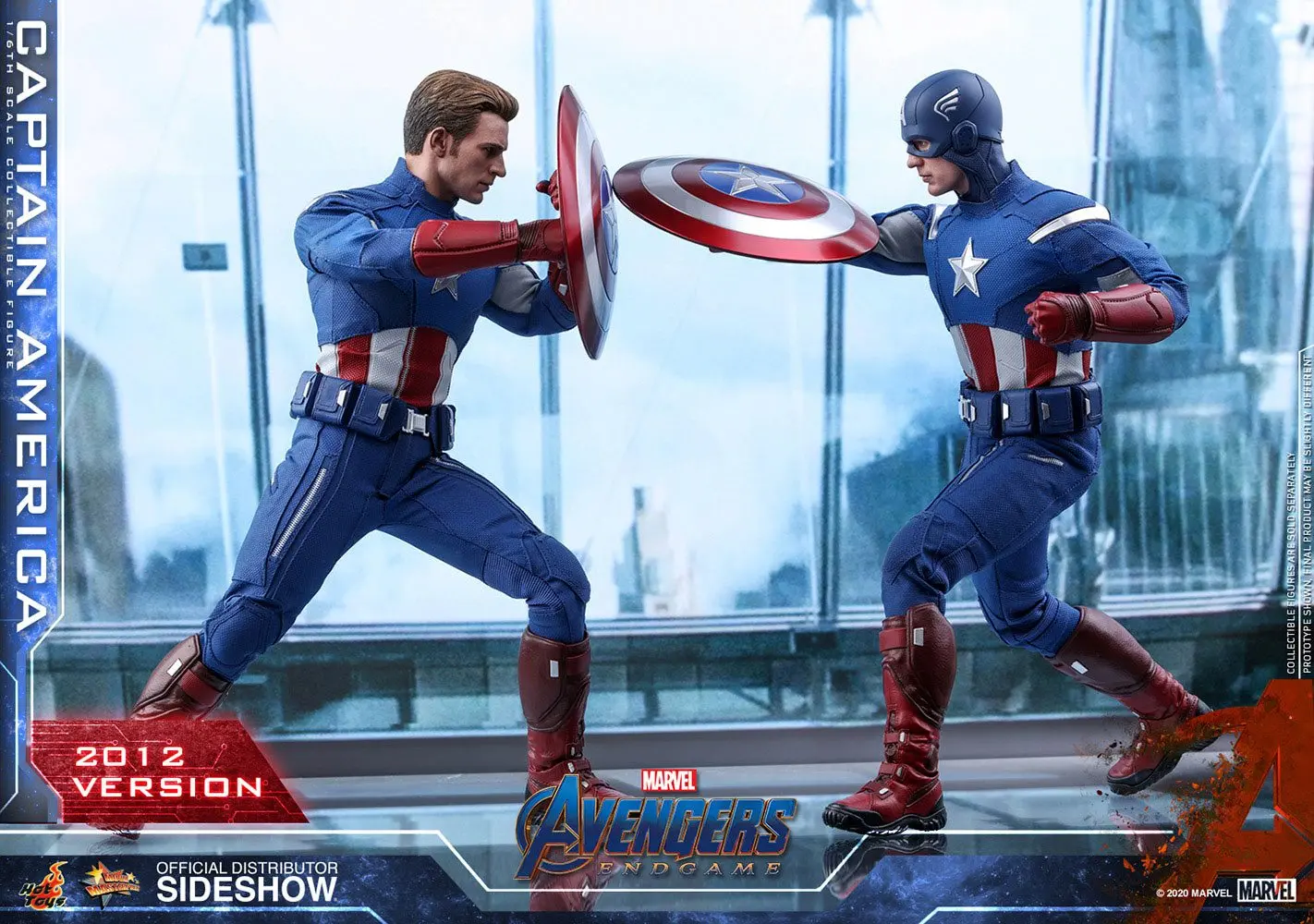 Avengers: Endgame Movie Masterpiece Actionfigur 1/6 Captain America (2012 Version) 30 cm Produktfoto