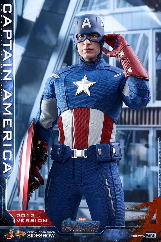 Avengers: Endgame Movie Masterpiece Actionfigur 1/6 Captain America (2012 Version) 30 cm Produktfoto