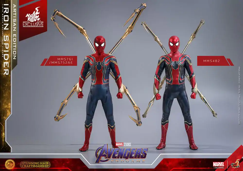 Avengers: Endgame Movie Masterpiece Actionfigur 1/6 Iron Spider Artisan Edition 28 cm Produktfoto