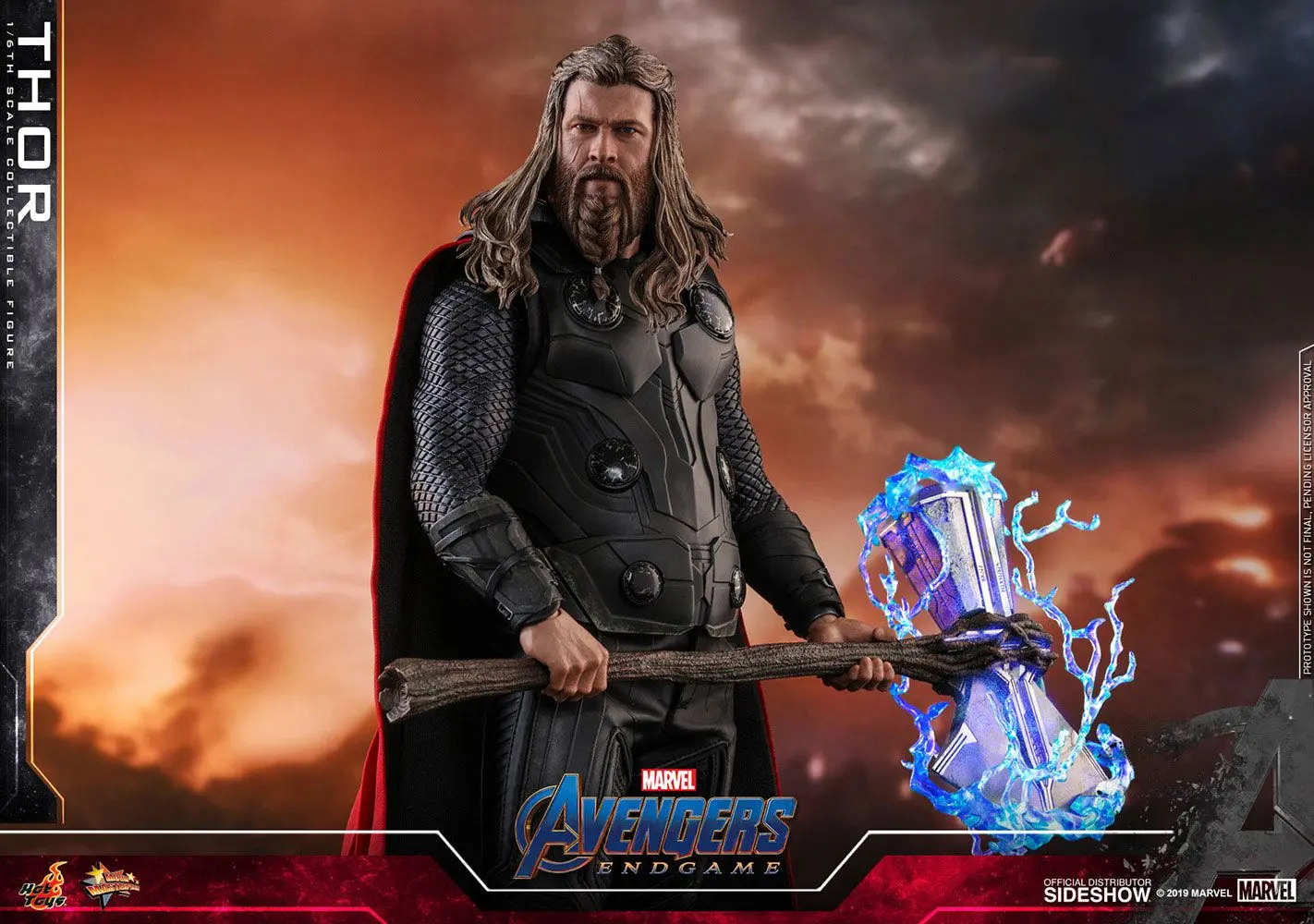 Avengers: Endgame Movie Masterpiece Action Figur 1/6 Thor 32 cm Produktfoto