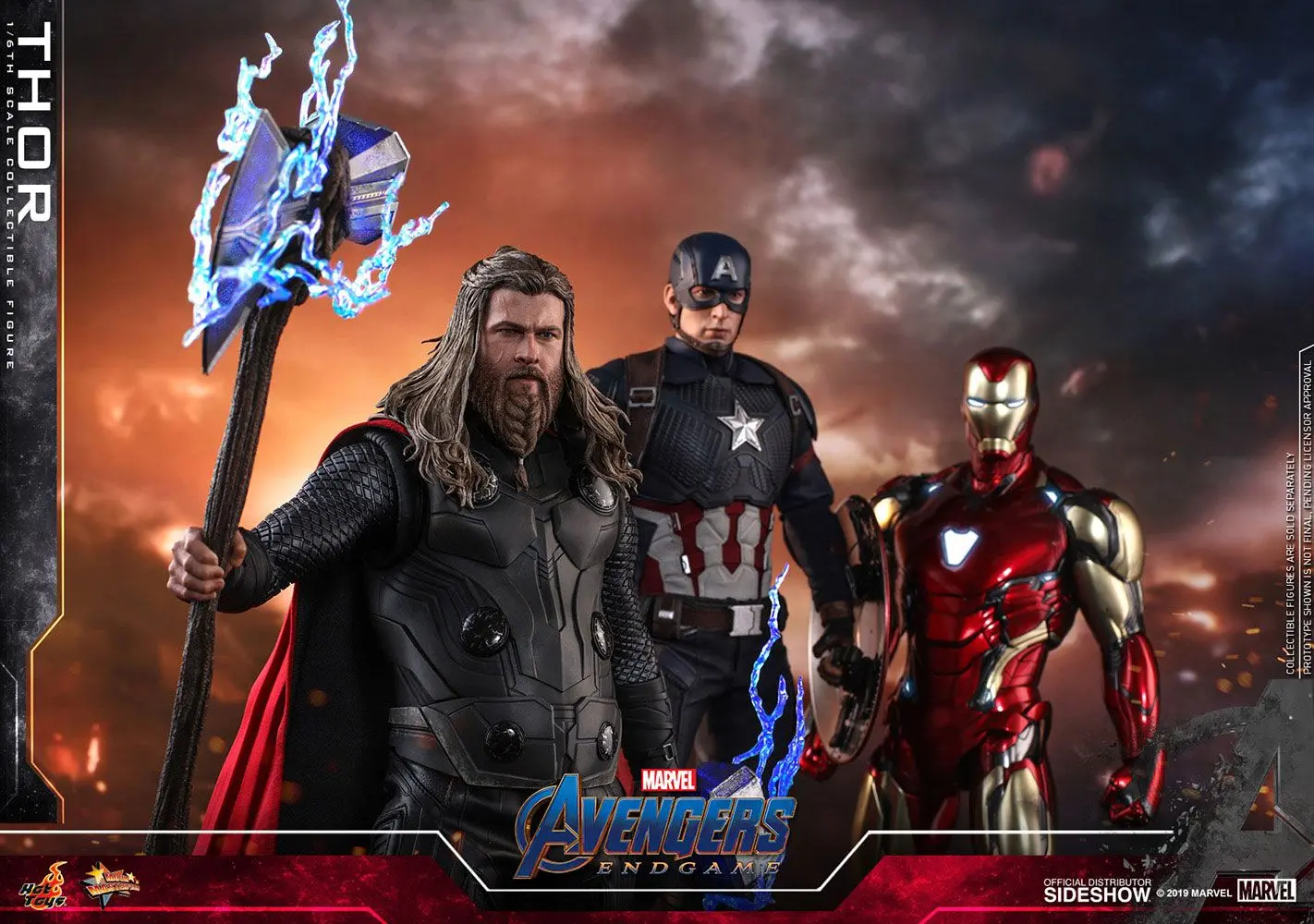 Avengers: Endgame Movie Masterpiece Action Figur 1/6 Thor 32 cm Produktfoto