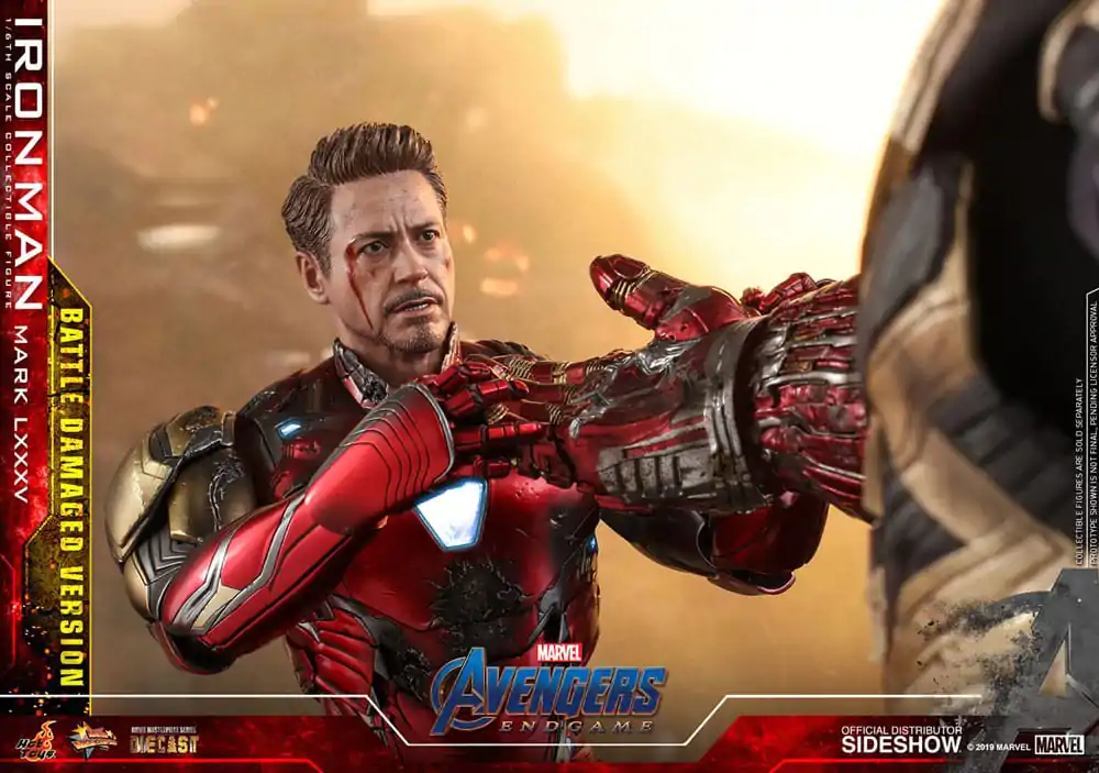 Avengers: Endgame Movie Masterpiece Diecast Actionfigur 1/6 Iron Man Mark LXXXV (Battle Damaged Version) Special Edition 32 cm Produktfoto