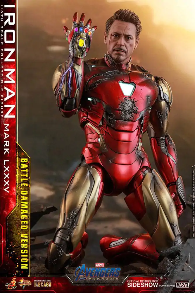 Avengers: Endgame Movie Masterpiece Diecast Actionfigur 1/6 Iron Man Mark LXXXV (Battle Damaged Version) Special Edition 32 cm Produktfoto