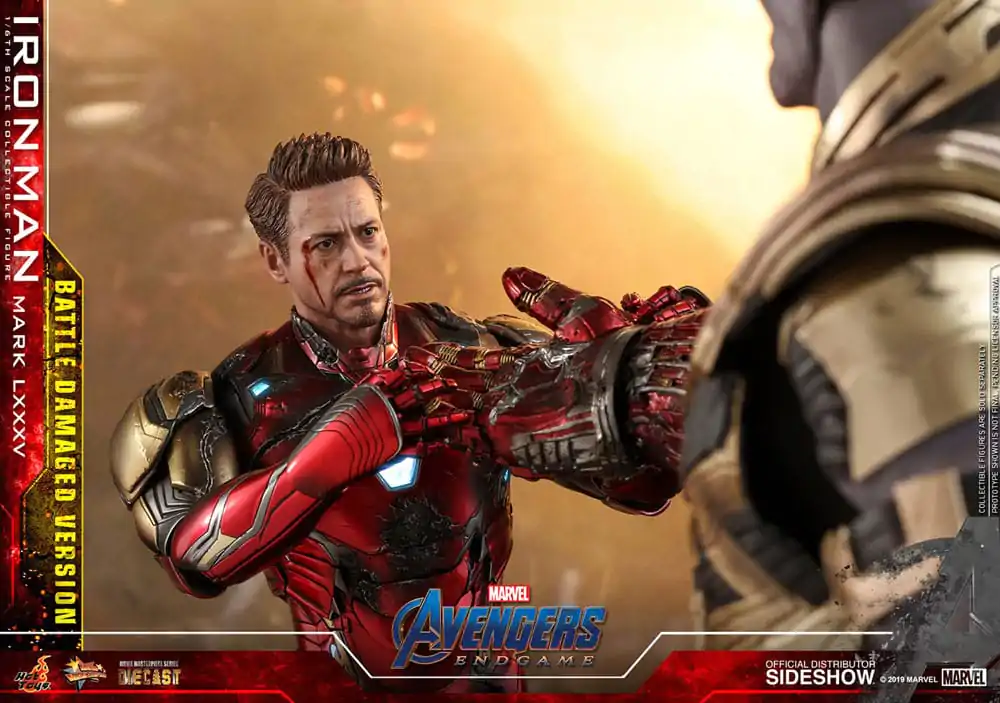 Avengers: Endgame Movie Masterpiece Diecast Actionfigur 1/6 Iron Man Mark LXXXV (Battle Damaged Version) Special Edition 32 cm Produktfoto