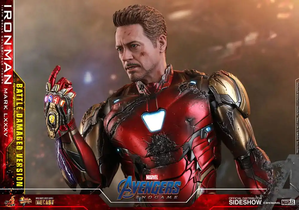 Avengers: Endgame Movie Masterpiece Diecast Actionfigur 1/6 Iron Man Mark LXXXV (Battle Damaged Version) Special Edition 32 cm Produktfoto