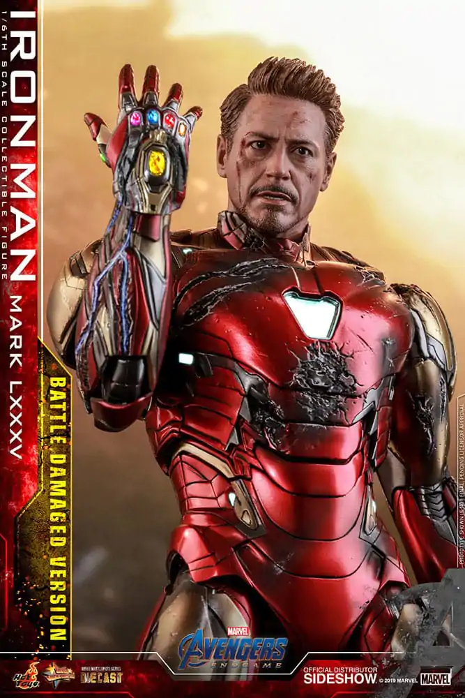 Avengers: Endgame Movie Masterpiece Diecast Actionfigur 1/6 Iron Man Mark LXXXV (Battle Damaged Version) Special Edition 32 cm Produktfoto