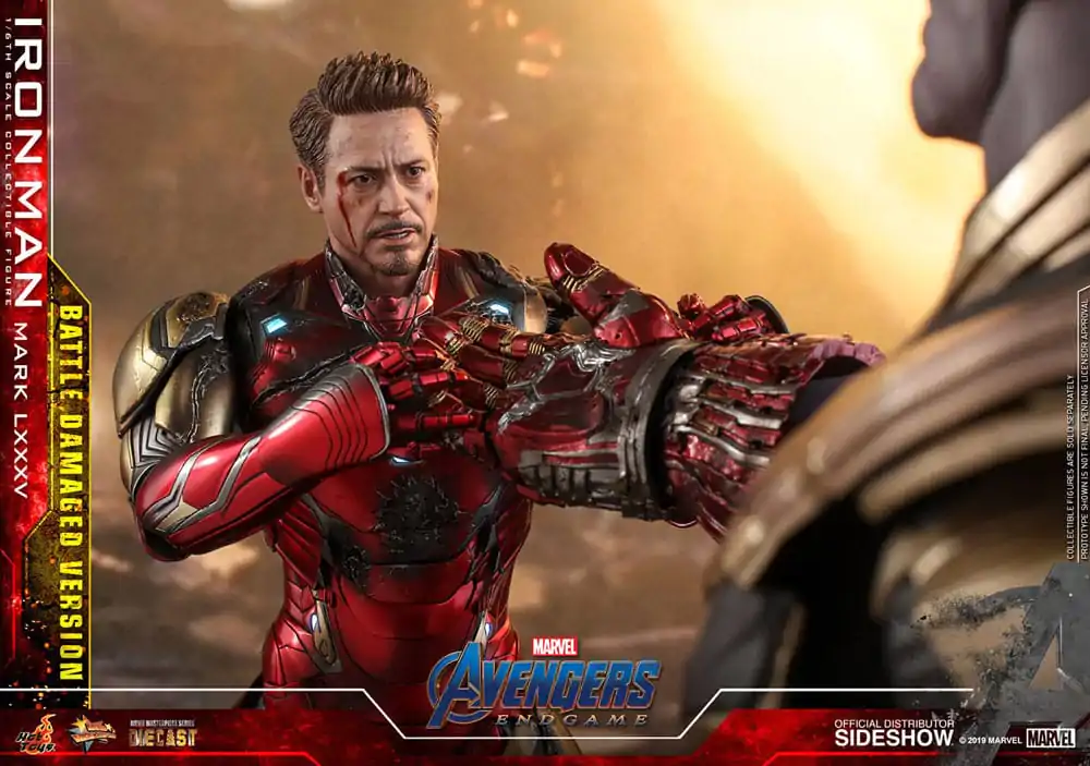 Avengers: Endgame Movie Masterpiece Diecast Actionfigur 1/6 Iron Man Mark LXXXV (Battle Damaged Version) Special Edition 32 cm Produktfoto