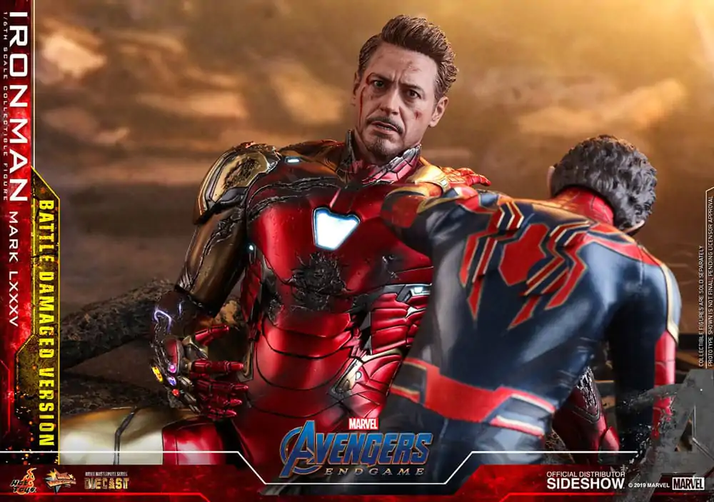 Avengers: Endgame Movie Masterpiece Diecast Actionfigur 1/6 Iron Man Mark LXXXV (Battle Damaged Version) Special Edition 32 cm Produktfoto