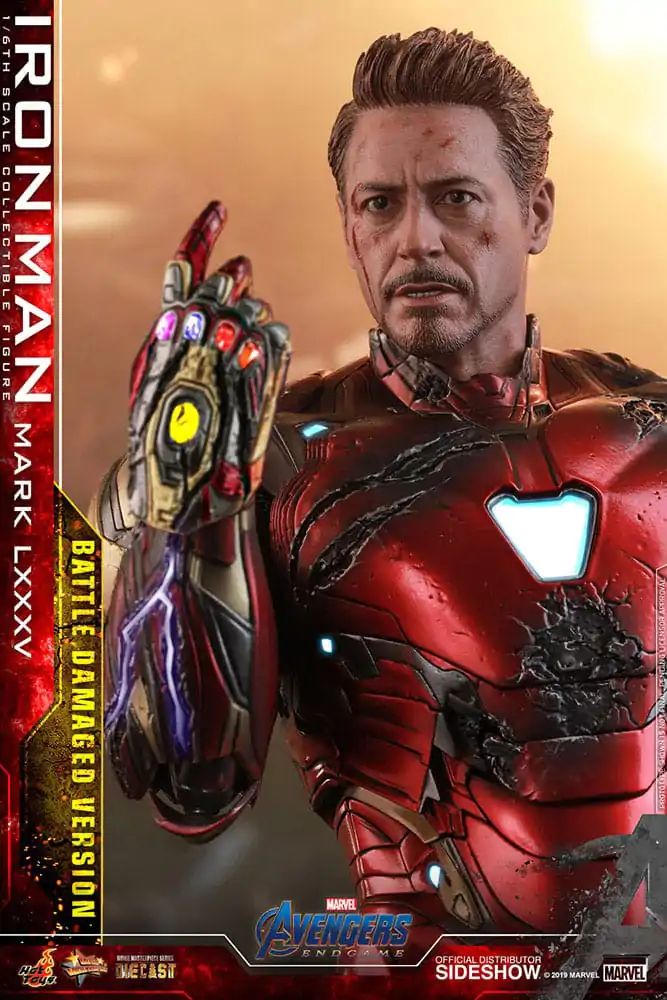 Avengers: Endgame Movie Masterpiece Diecast Actionfigur 1/6 Iron Man Mark LXXXV (Battle Damaged Version) Special Edition 32 cm Produktfoto