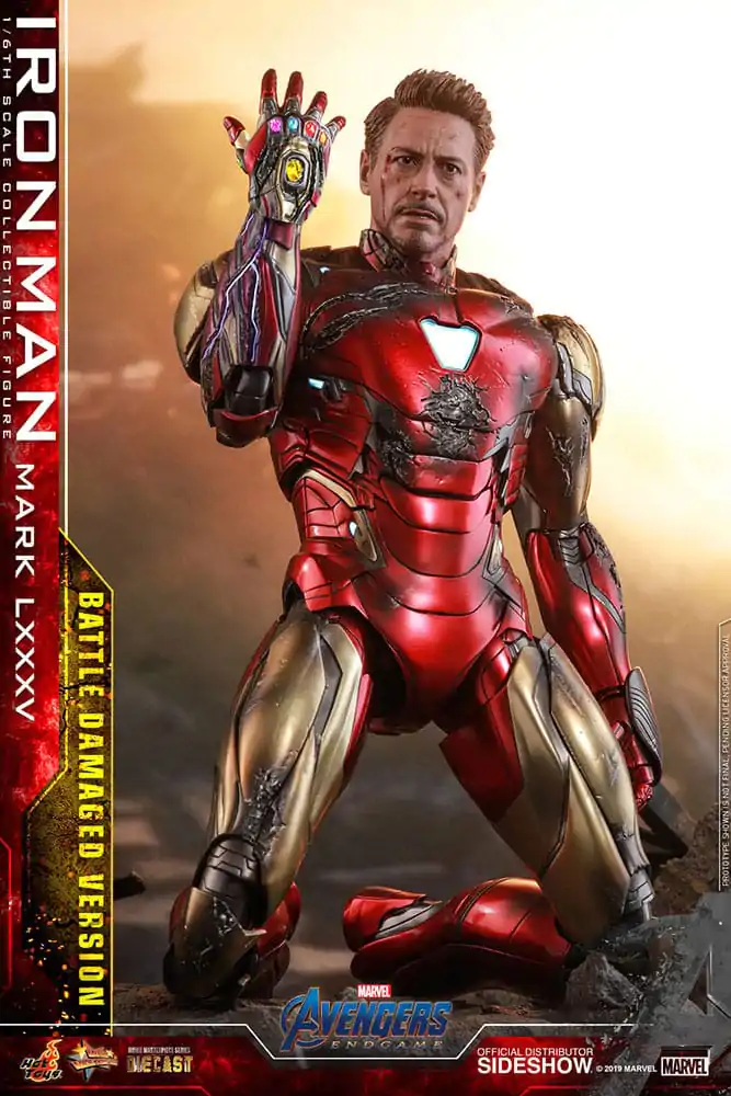 Avengers: Endgame Movie Masterpiece Diecast Actionfigur 1/6 Iron Man Mark LXXXV (Battle Damaged Version) Special Edition 32 cm Produktfoto