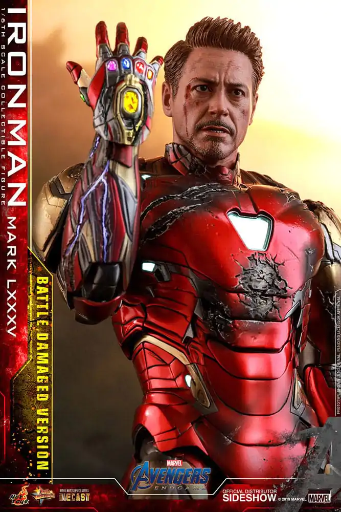 Avengers: Endgame Movie Masterpiece Diecast Actionfigur 1/6 Iron Man Mark LXXXV (Battle Damaged Version) Special Edition 32 cm Produktfoto