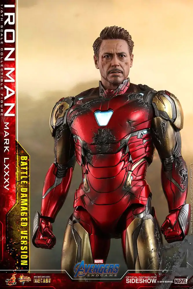 Avengers: Endgame Movie Masterpiece Diecast Actionfigur 1/6 Iron Man Mark LXXXV (Battle Damaged Version) Special Edition 32 cm Produktfoto