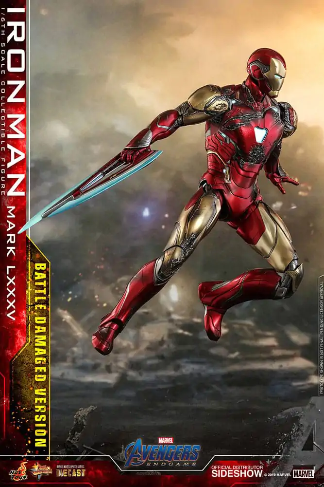 Avengers: Endgame Movie Masterpiece Diecast Actionfigur 1/6 Iron Man Mark LXXXV (Battle Damaged Version) Special Edition 32 cm Produktfoto