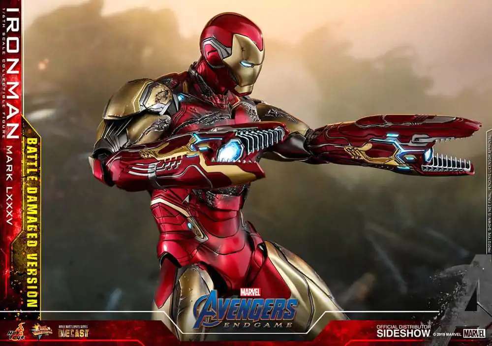 Avengers: Endgame Movie Masterpiece Diecast Actionfigur 1/6 Iron Man Mark LXXXV (Battle Damaged Version) Special Edition 32 cm Produktfoto