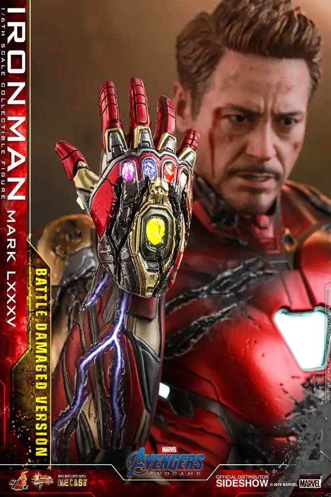 Avengers: Endgame Movie Masterpiece Diecast Actionfigur 1/6 Iron Man Mark LXXXV (Battle Damaged Version) Special Edition 32 cm Produktfoto