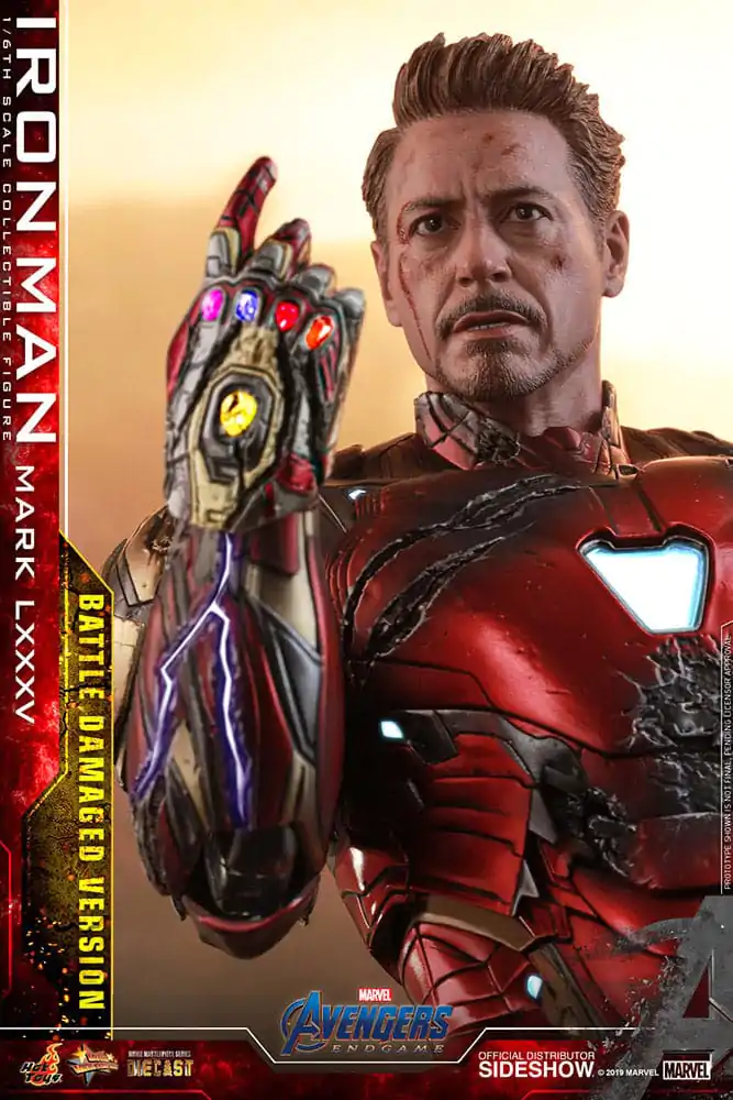 Avengers: Endgame Movie Masterpiece Diecast Actionfigur 1/6 Iron Man Mark LXXXV (Battle Damaged Version) Special Edition 32 cm Produktfoto