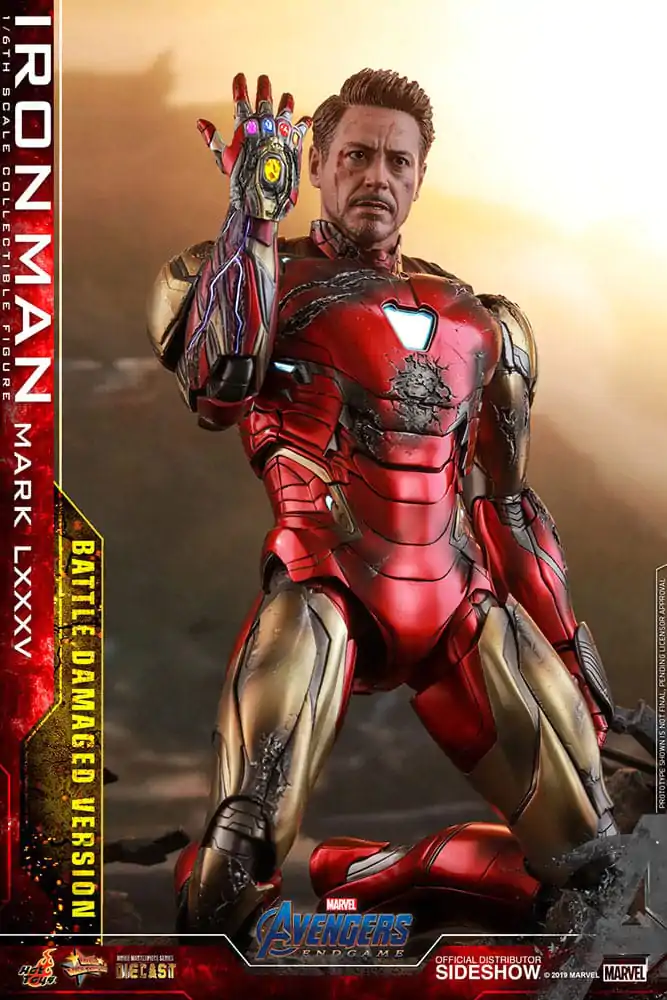 Avengers: Endgame Movie Masterpiece Diecast Actionfigur 1/6 Iron Man Mark LXXXV (Battle Damaged Version) Special Edition 32 cm Produktfoto