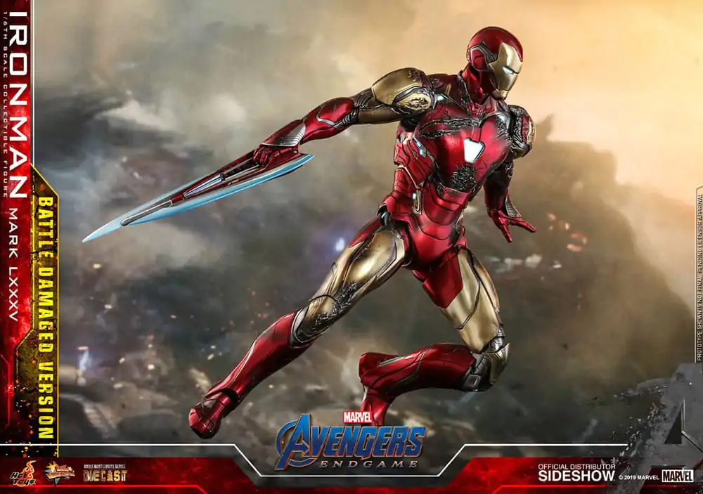 Avengers: Endgame Movie Masterpiece Diecast Actionfigur 1/6 Iron Man Mark LXXXV (Battle Damaged Version) Special Edition 32 cm Produktfoto
