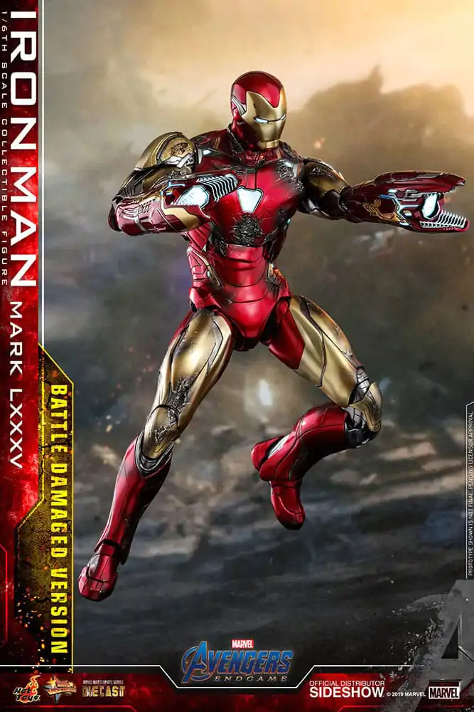 Avengers: Endgame Movie Masterpiece Diecast Actionfigur 1/6 Iron Man Mark LXXXV (Battle Damaged Version) Special Edition 32 cm Produktfoto
