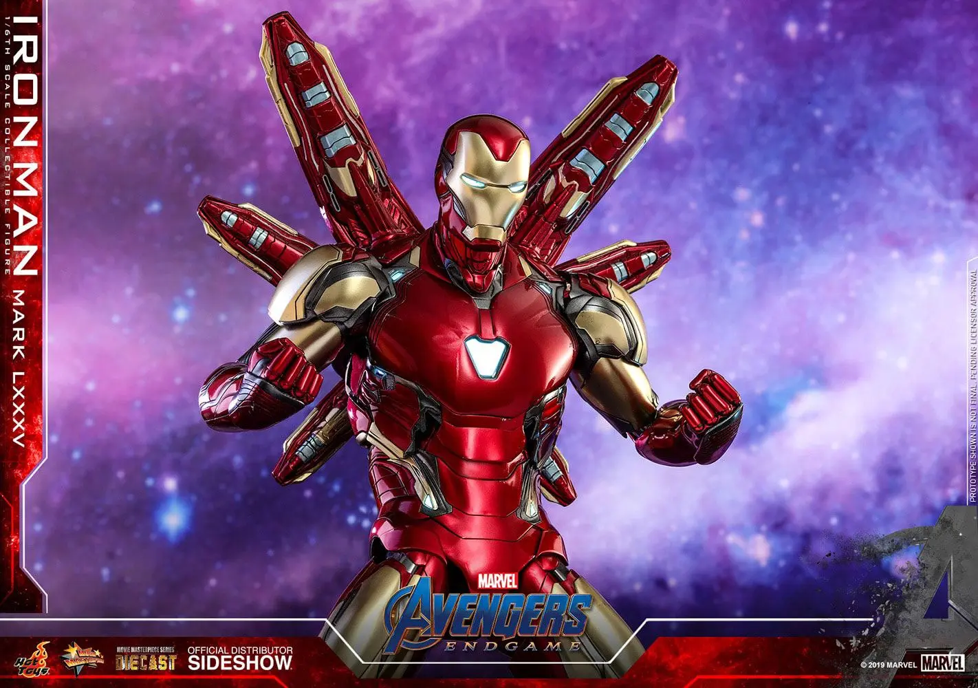 Avengers: Endgame Movie Masterpiece Series Diecast Actionfigur 1/6 Iron Man Mark LXXXV 32 cm termékfotó