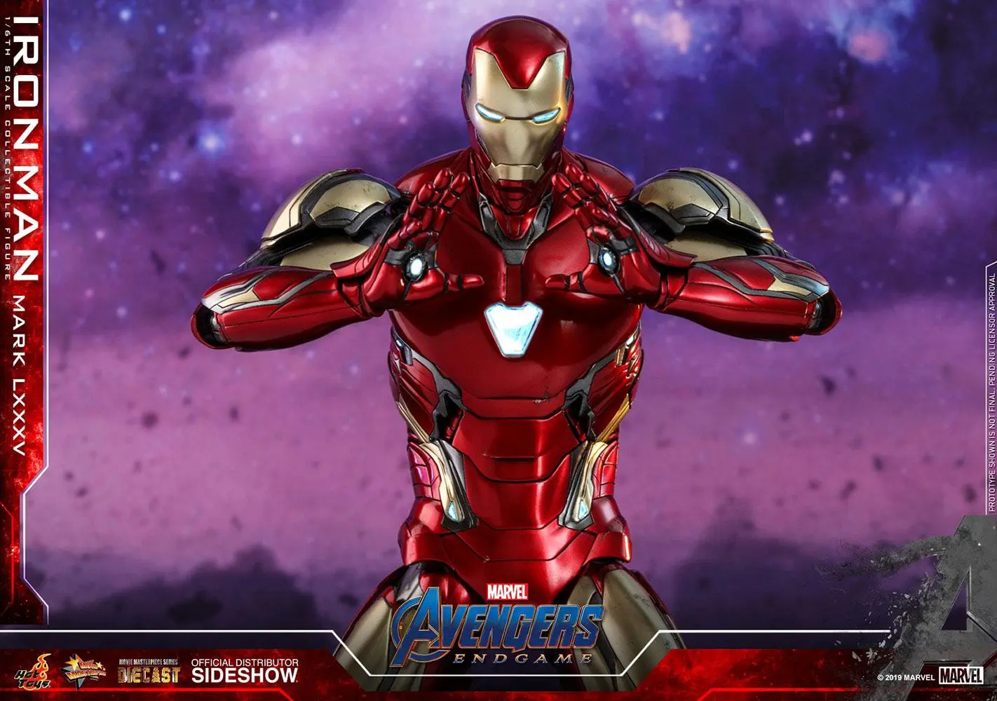 Avengers: Endgame Movie Masterpiece Series Diecast Actionfigur 1/6 Iron Man Mark LXXXV 32 cm termékfotó