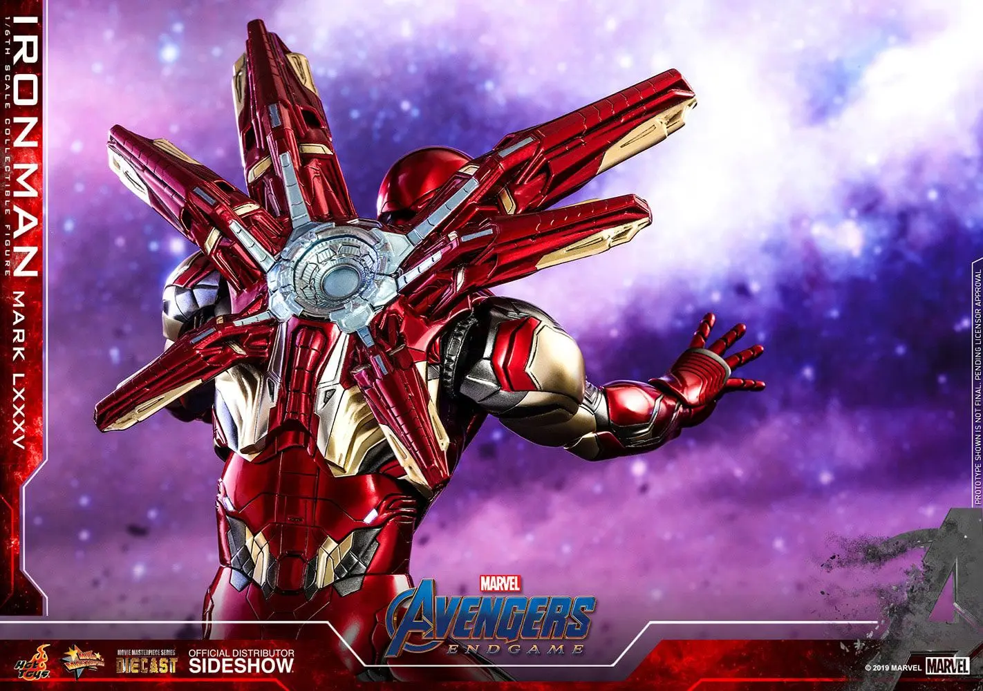 Avengers: Endgame Movie Masterpiece Series Diecast Actionfigur 1/6 Iron Man Mark LXXXV 32 cm termékfotó