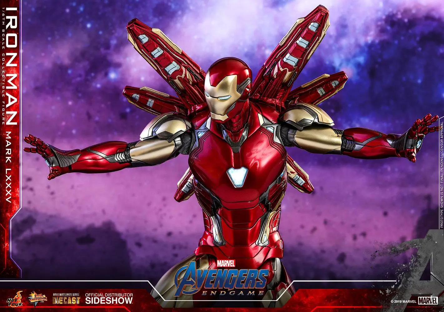 Avengers: Endgame Movie Masterpiece Series Diecast Actionfigur 1/6 Iron Man Mark LXXXV 32 cm termékfotó