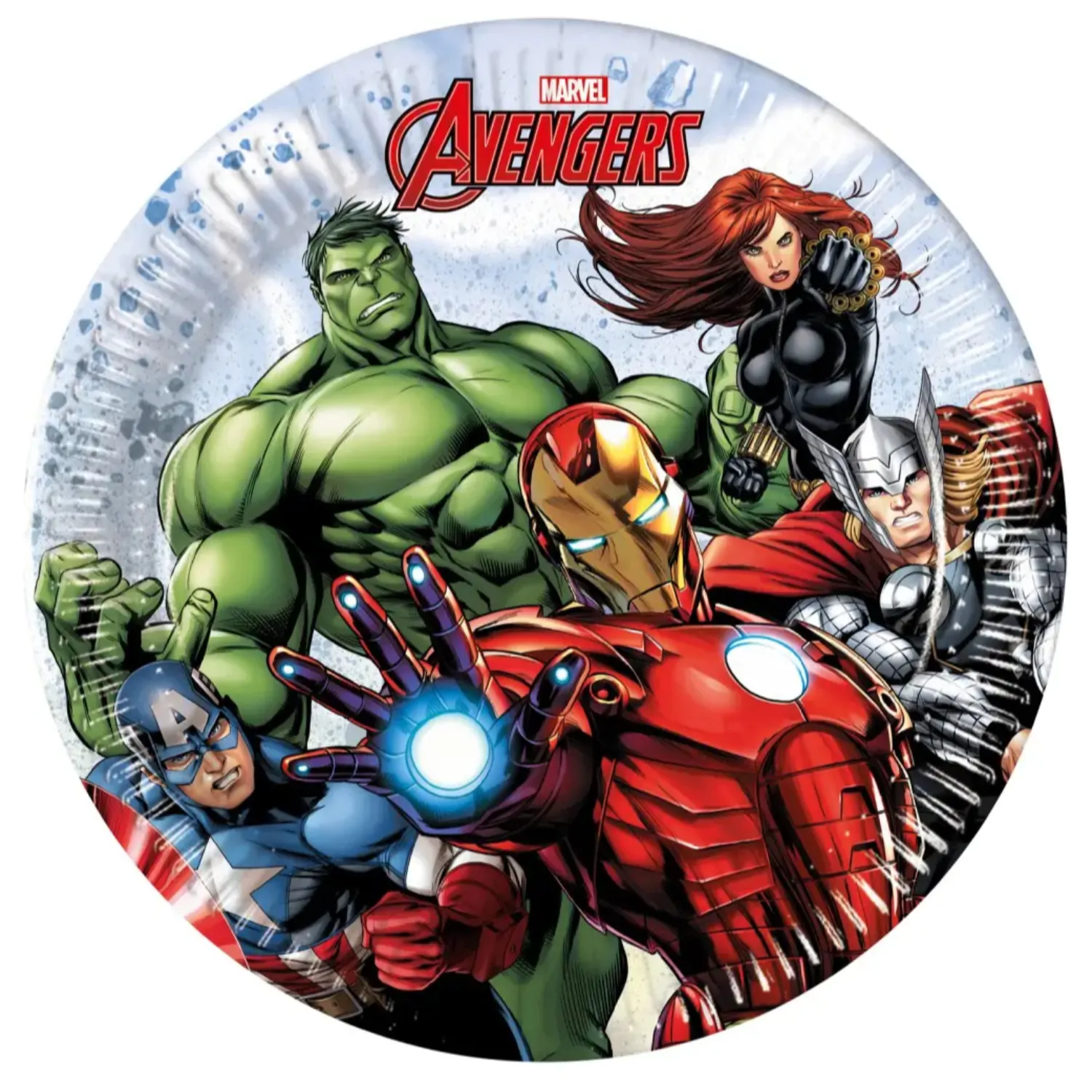 Avengers Pappteller 8 Stück 20 cm Produktfoto