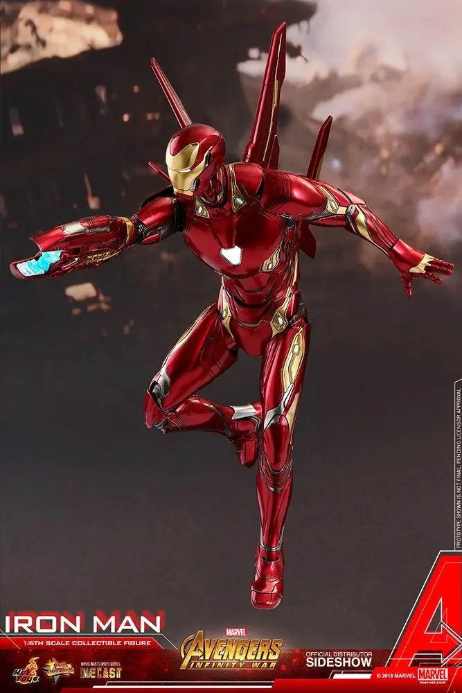 Avengers Infinity War Diecast Movie Masterpiece Actionfigur 1/6 Iron Man 32 cm termékfotó