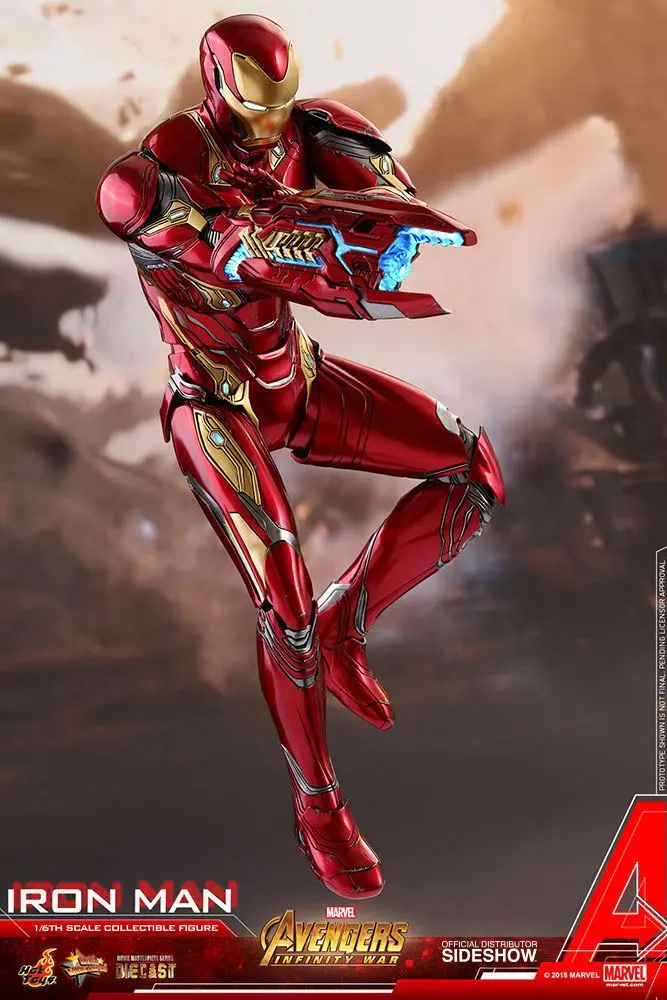 Avengers Infinity War Diecast Movie Masterpiece Actionfigur 1/6 Iron Man 32 cm termékfotó