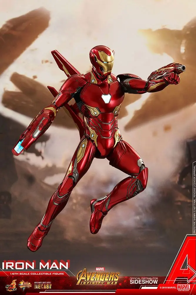 Avengers Infinity War Diecast Movie Masterpiece Actionfigur 1/6 Iron Man 32 cm termékfotó