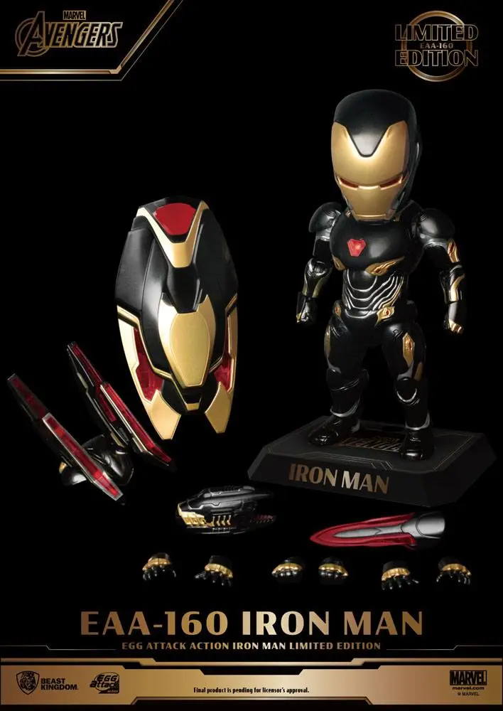 Avengers Infinity War Egg Attack Actionfigur Iron Man Mark 50 Limited Edition 16 cm termékfotó