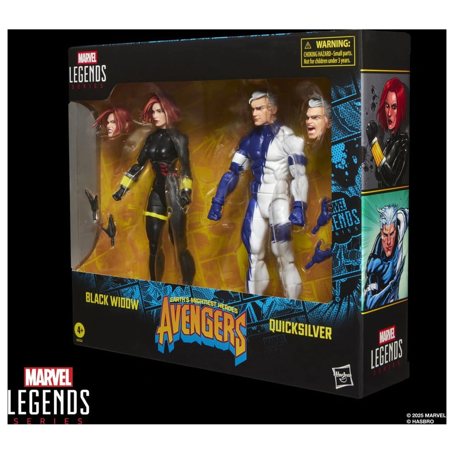 Avengers Marvel Legends Action-Figuren 2er-Pack Black Widow & Quicksilver 15 cm Produktfoto