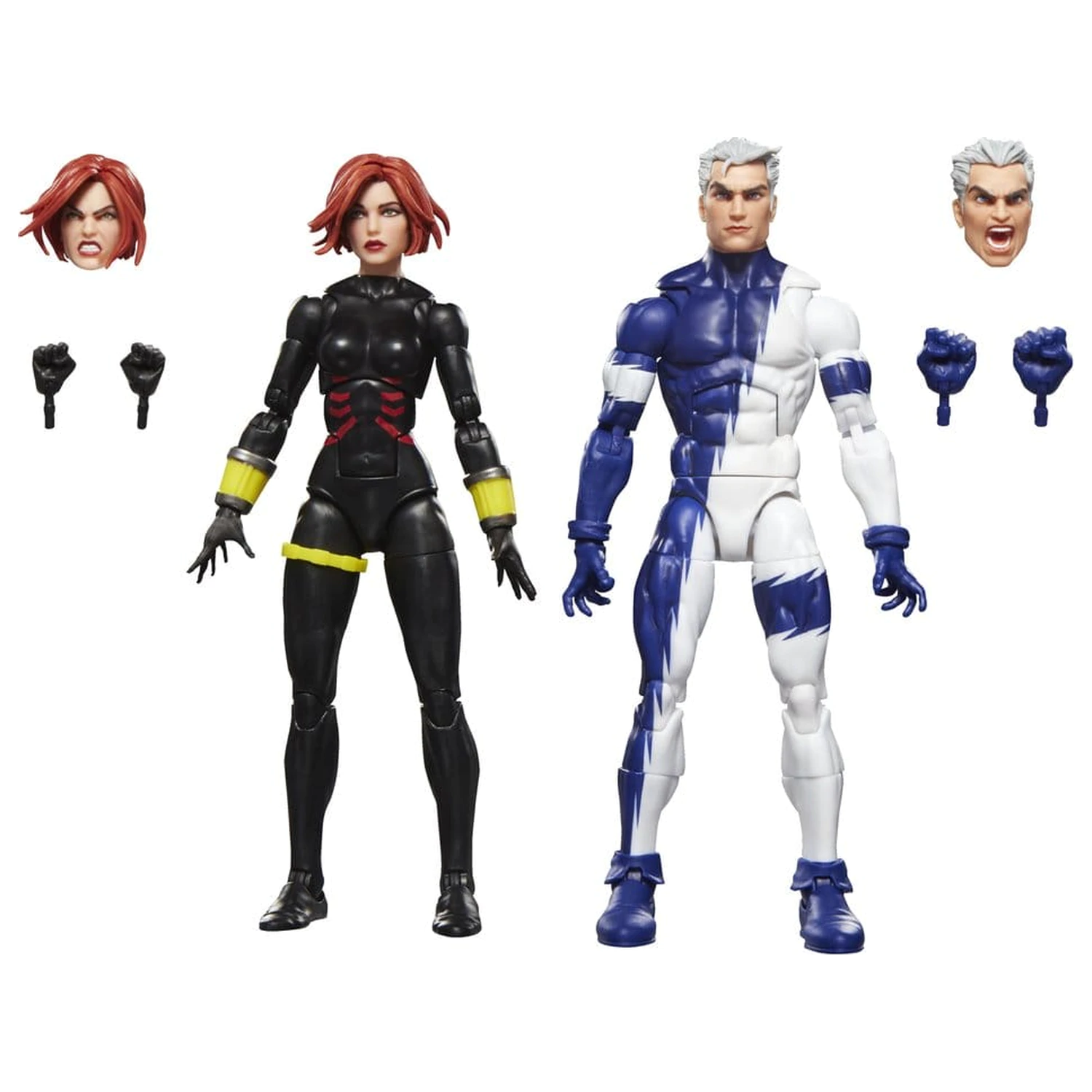 Avengers Marvel Legends Action-Figuren 2er-Pack Black Widow & Quicksilver 15 cm Produktfoto