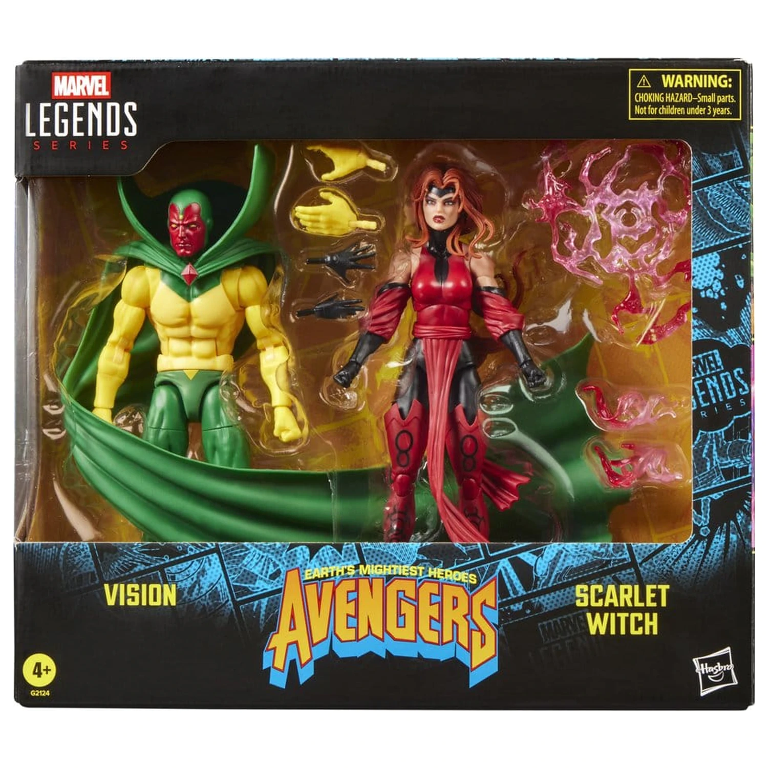 Avengers Marvel Legends Action-Figuren 2er-Pack Vision & Scarlet Witch 15 cm Produktfoto