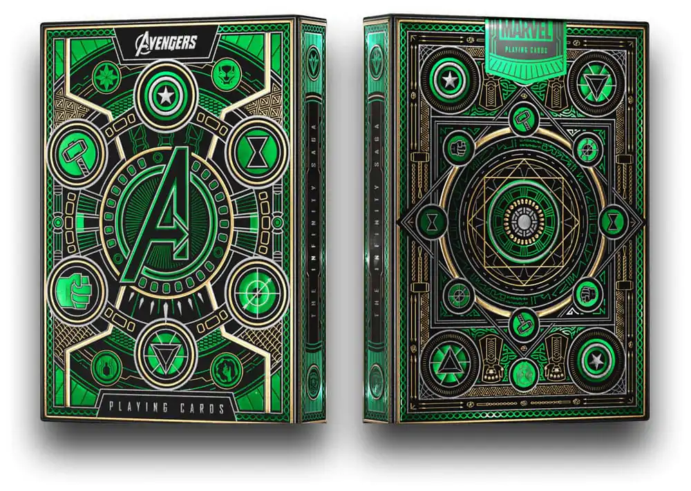 Avengers - The Infinity Saga Spielkarten Green Version termékfotó