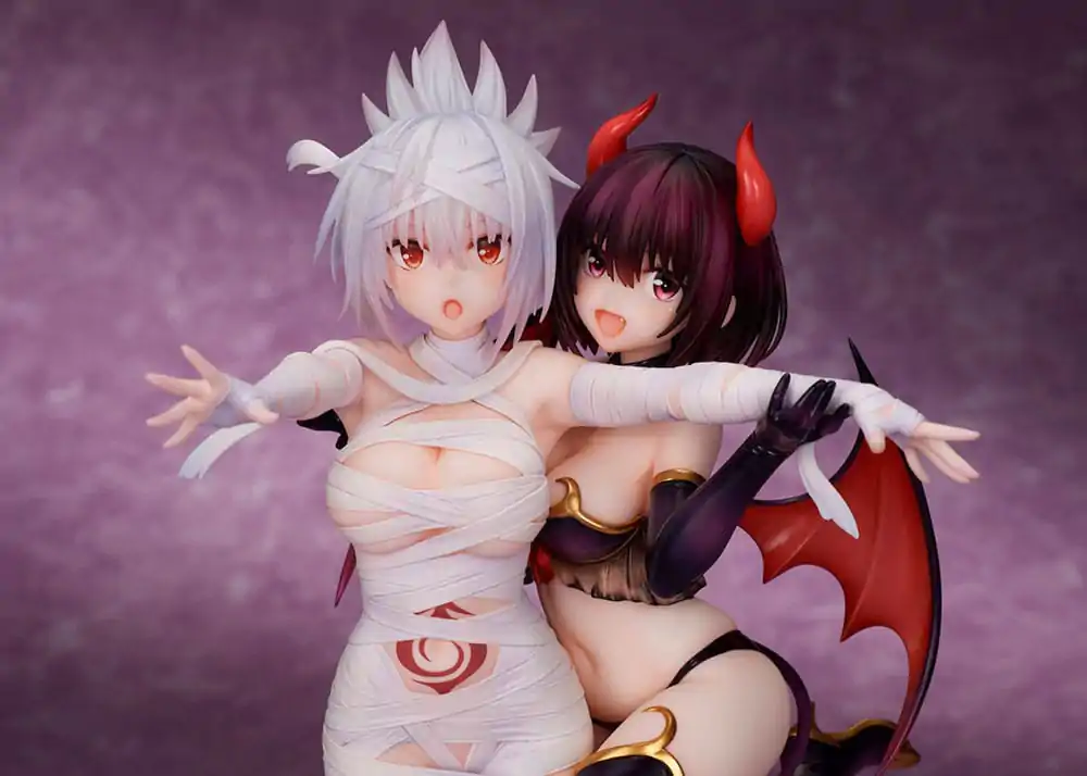 Ayakashi Triangle PVC Statue Matsuri Kazamaki & Suzu Kanade & Shirogane 25 cm termékfotó