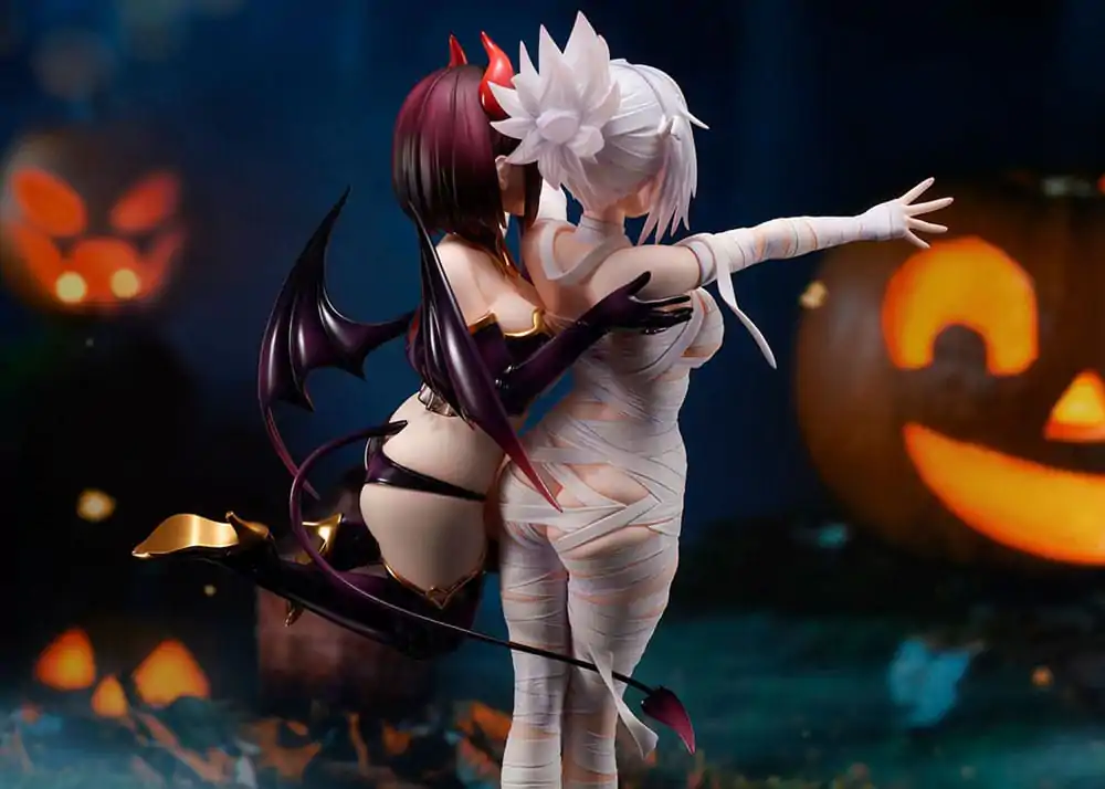 Ayakashi Triangle PVC Statue Matsuri Kazamaki & Suzu Kanade & Shirogane 25 cm termékfotó