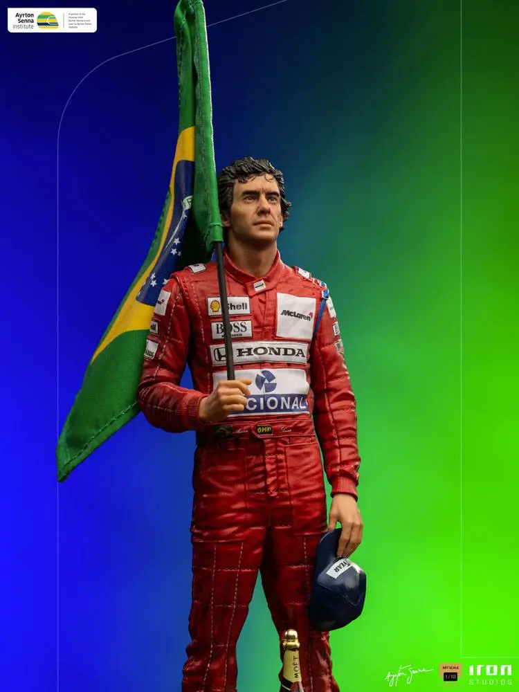 Ayrton Senna Art Scale Statue 1/10 Ayrton Senna (GP Brazil 1991) 30 cm Produktfoto